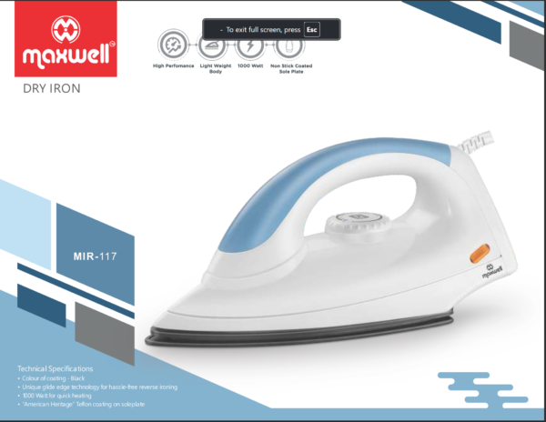 Experience Effortless Ironing with Our Premium Electric Iron