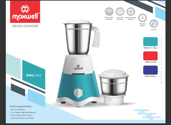 Powerful 3-in-1 Juicer Mixer Grinder