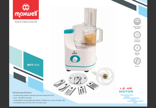 Maxwell MFP-500 Food Processor