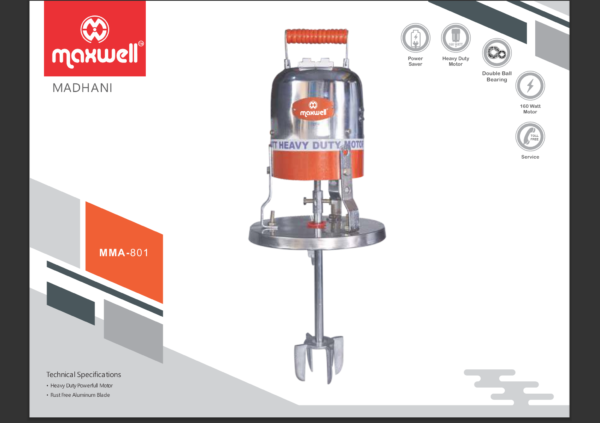 Maxwell MMA-801 Madhani – Heavy-Duty Butter Churner