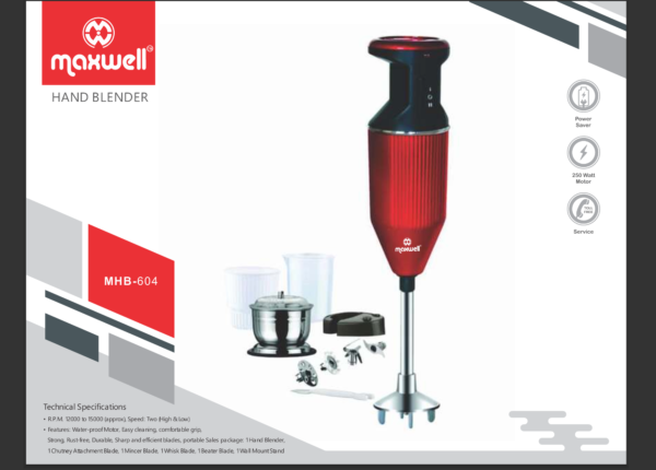 Maxwell MHB-604 Hand Blender