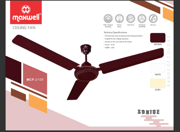 Maxwell MCF-2105 Ceiling Fan