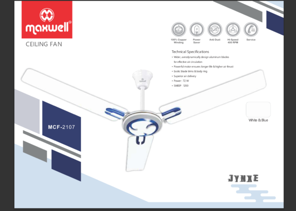 Maxwell MCF-2107 Ceiling Fan